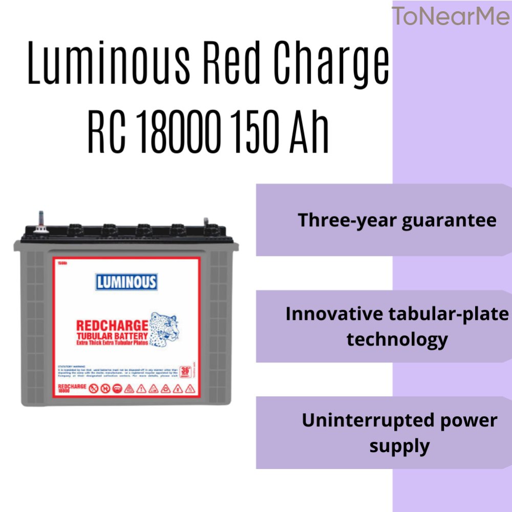 Luminous Red Charge RC 18000 150 Ah